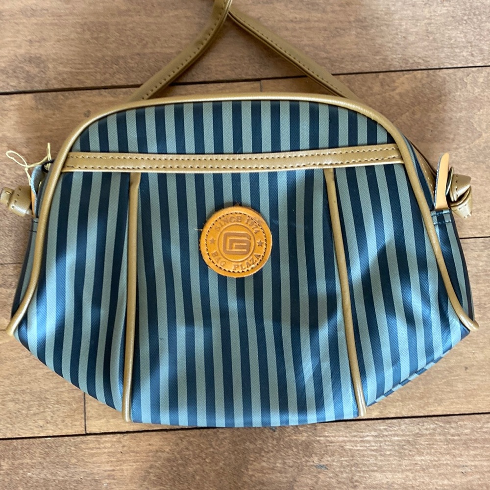 Striped Crossbody Bag